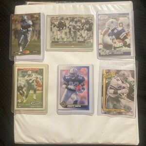 6 MINT PSA CONDITIONED EMMIT SMITH ROOKIE CARDS.